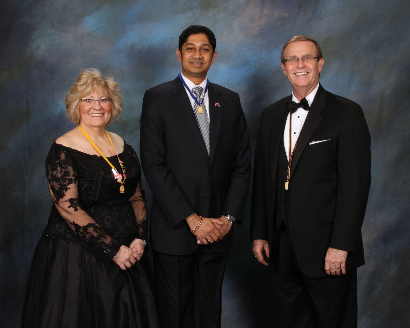 Anand Jayaraman with Mentor and Sponsor Sally Kolar, M. Photog, CPP and PPA President Stephen Thetford
